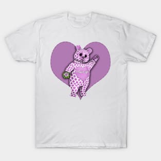 I Love You Polka Dot Bear T-Shirt